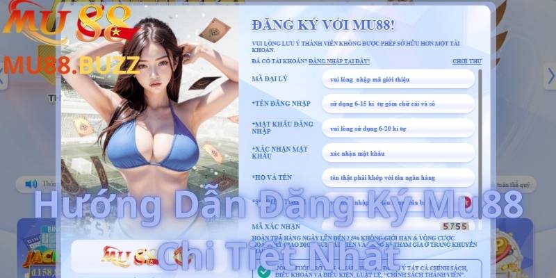 Hướng Dẫn Đăng Ký Mu88 Chi Tiết Nhất