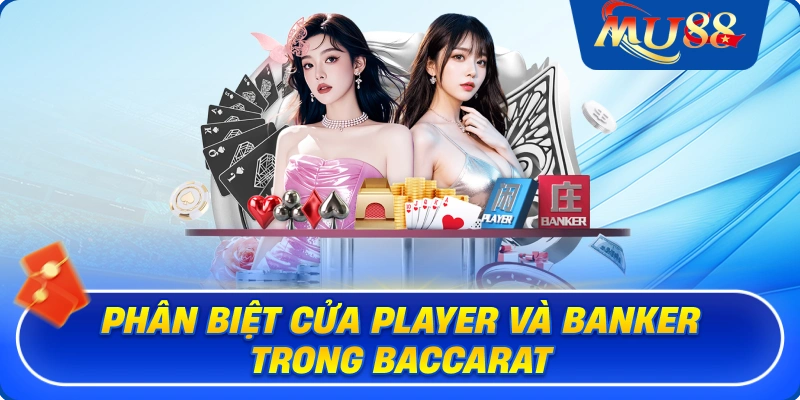 Phân biệt cửa Player và Banker trong Baccarat